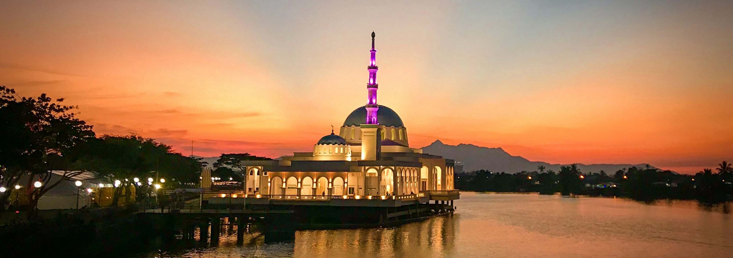 Mosque in Kuching, Sarawak, Malaysia